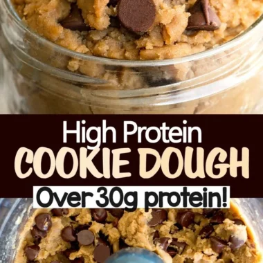 Delicious and healthy Protein Cookie Dough packed with protein for a guilt-free snack.