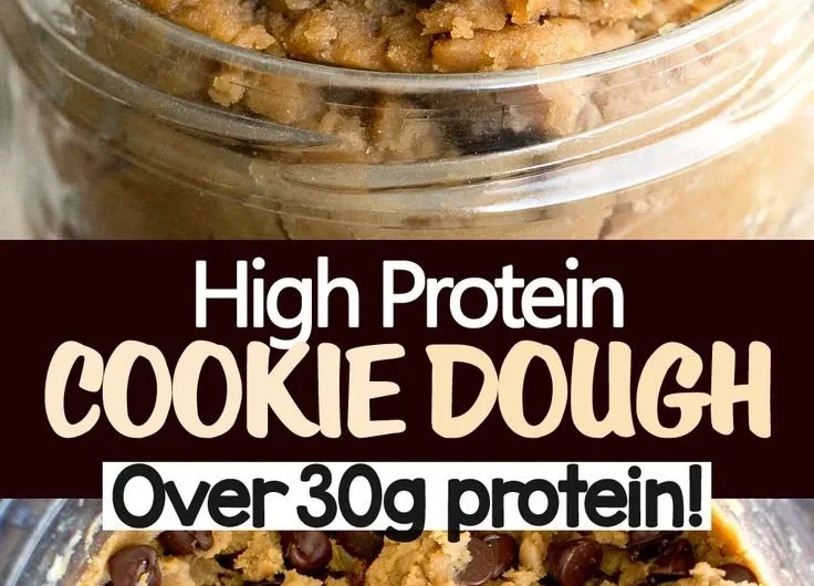 Delicious and healthy Protein Cookie Dough packed with protein for a guilt-free snack.