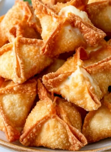 30-minute homemade Crab Rangoon appetizer