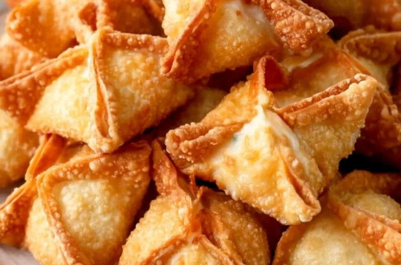 30-minute homemade Crab Rangoon appetizer