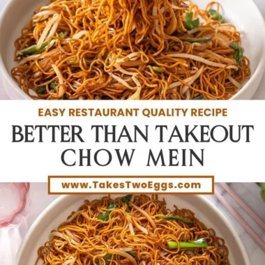 Delicious bowl of Classic Chow Mein with vibrant vegetables and savory sauce.