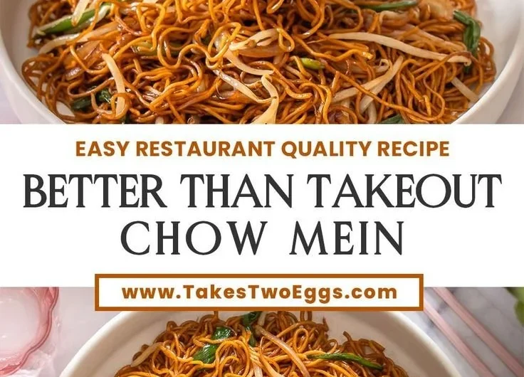 Delicious bowl of Classic Chow Mein with vibrant vegetables and savory sauce.