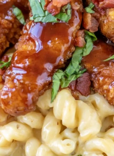 Creamy Honey Pepper Mac and Cheese inspired by Applebee's recipe.