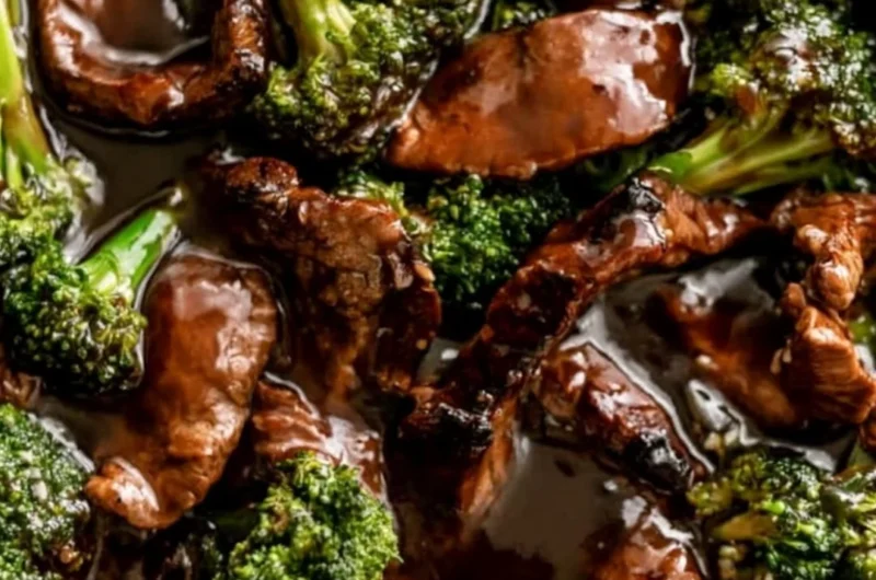 Delicious plate of easy beef and broccoli stir-fry