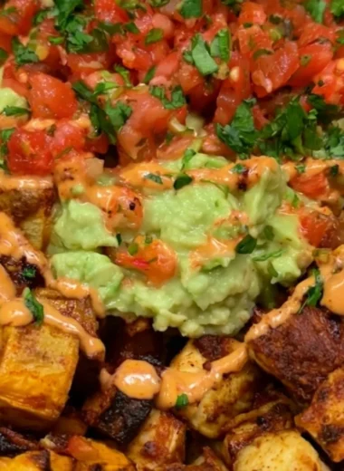 High Protein Power Bowl with fresh ingredients and nutritional toppings