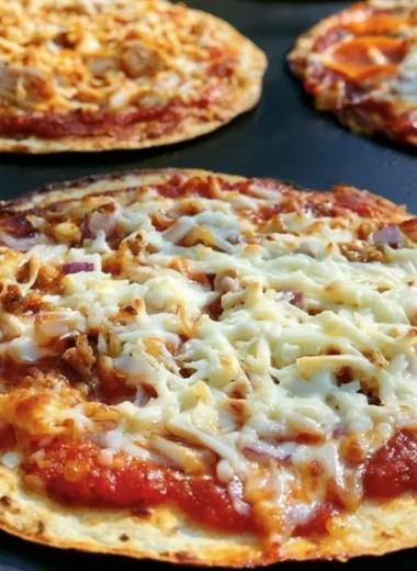 Delicious homemade griddle pizza cooked to perfection on a stovetop griddle.