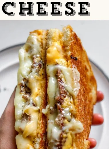 Smashburger Grilled Cheese with melted cheese and crispy bread