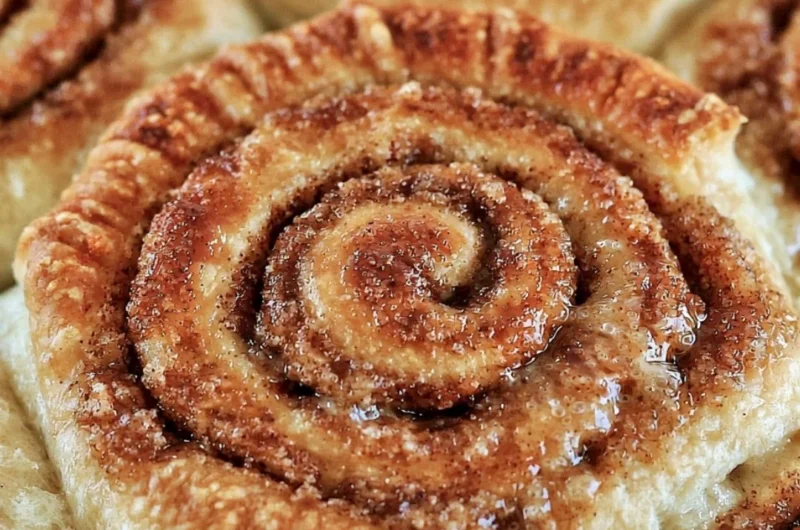 Delicious easy one hour cinnamon rolls baked fresh and ready to serve.