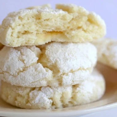 Baked cream cheese cookies using cake mix recipe